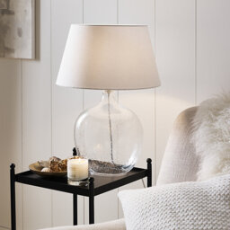 The White Company St Ives Table Lamp , Clear, Size: One Size