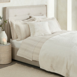 The White Company Super Soft Faux Fur Cushion