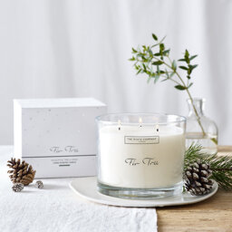 The White Company Fir Tree Large Candle, No Colour, Size: One Size