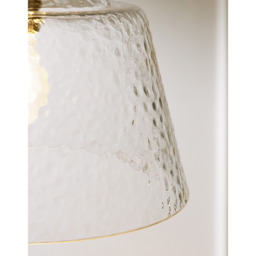 The White Company Lansdown Glass Single Pendant, Silver/Clear, Size: One Size - thumbnail 2