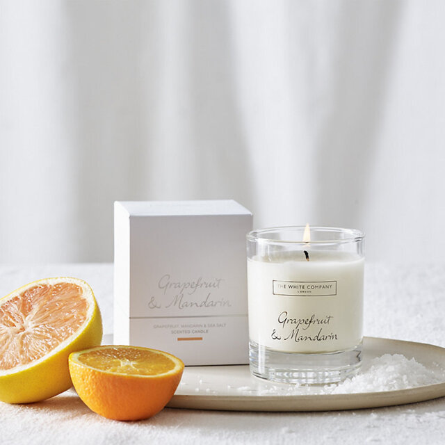 The White Company Grapefruit & Mandarin Signature Candle, No Colour, Size: One Size - image 1