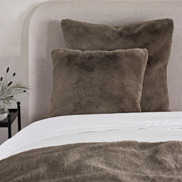 The White Company Super Soft Faux Fur Cushion