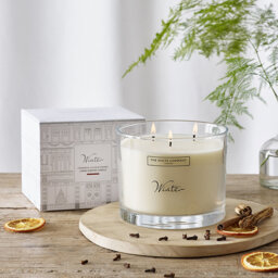 The White Company Winter Large Candle, No Colour, Size: One Size