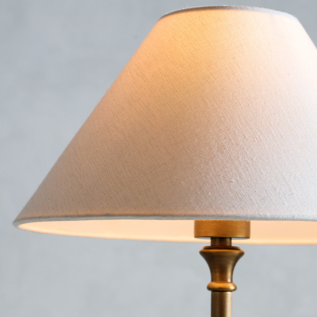 The White Company Harris Table Lamp - Antique Brass, White/Antique Brass, Size: One Size - image 1