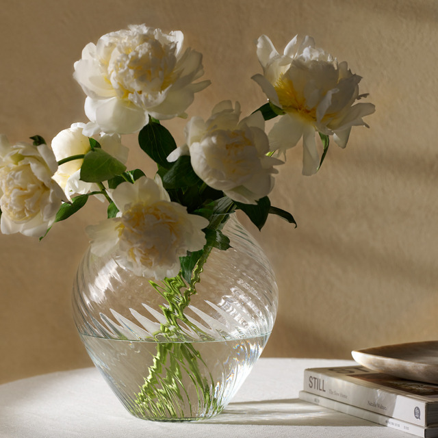 The White Company Tetbury Vase, Clear, Size: One Size - image 1