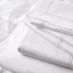The White Company Symons Double Row Cord Flat Sheet
