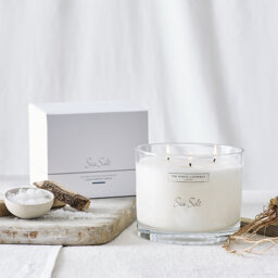 The White Company Sea Salt Large Candle, No Colour, Size: One Size - thumbnail 1