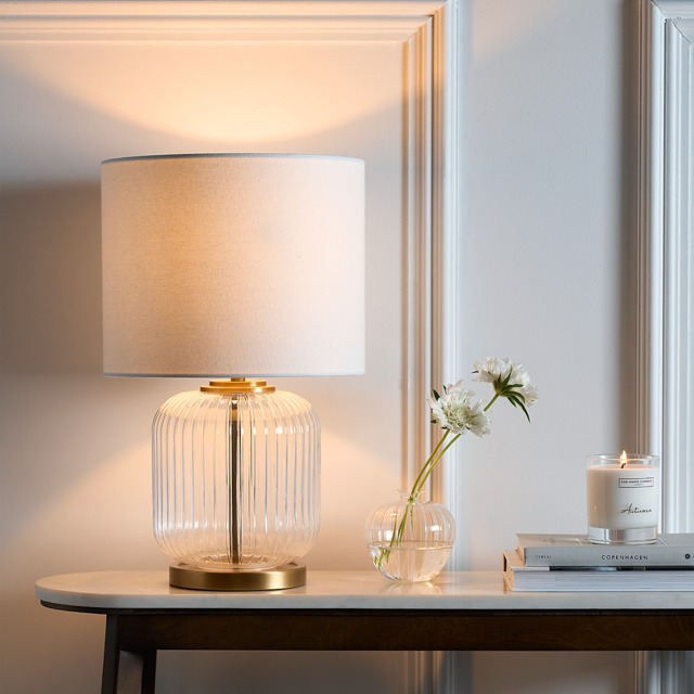 The White Company Orford Table Lamp, Clear, Size: One Size - image 1