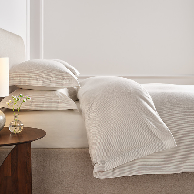 The White Company Findon Stripe Duvet Cover