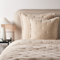 The White Company Lowry Velvet Cushion