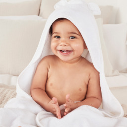 The White Company Organic Hydrocotton Baby Towel