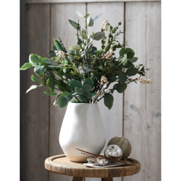 The White Company Parham Ceramic Vase - Large, White, Size: One Size - thumbnail 2