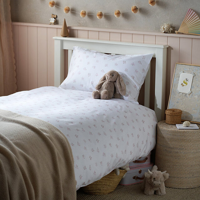 The White Company Easy-Care Floral Bed Linen Set