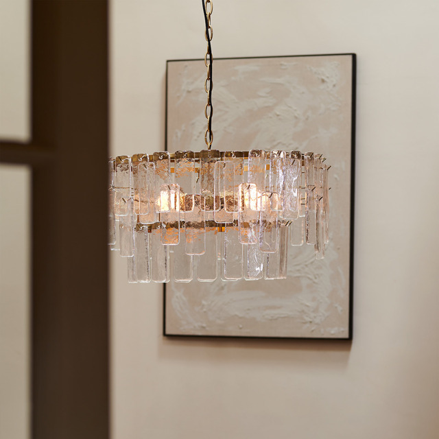 The White Company Kensington Chandelier, Brass/Clear, Size: One Size - image 1