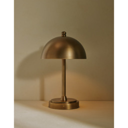 The White Company Wanstead Portable Table Lamp, Antique Brass, Size: One Size - thumbnail 2