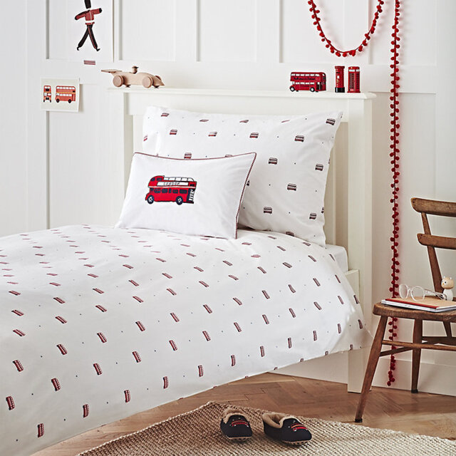 The White Company London Bus Bed Linen Set