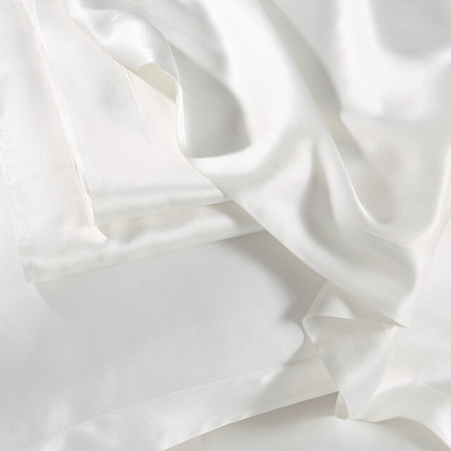 The White Company Audley Pure Silk Flat Sheet