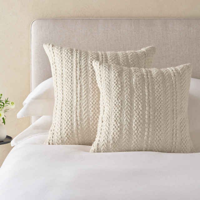 The White Company Napier Cushion