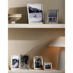 The White Company Mother of Pearl Photo Frame - 8x10”, White, Size: One Size - thumbnail 2