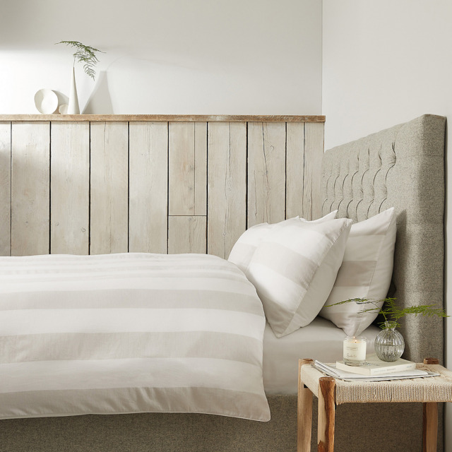 The White Company Maris Stripe Duvet Cover