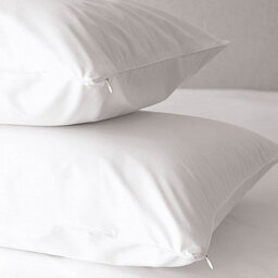 The White Company Zip-Closure Pillow Protector - Set of 2