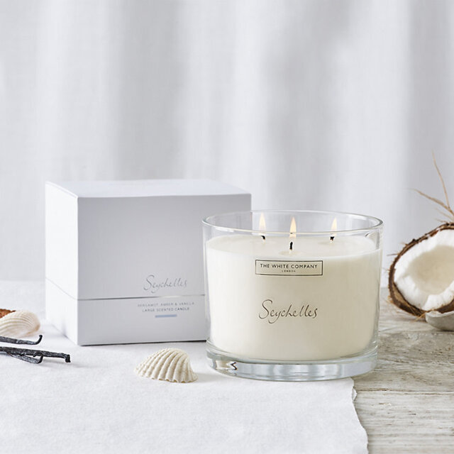 The White Company Seychelles Large Candle, No Colour, Size: One Size - image 1