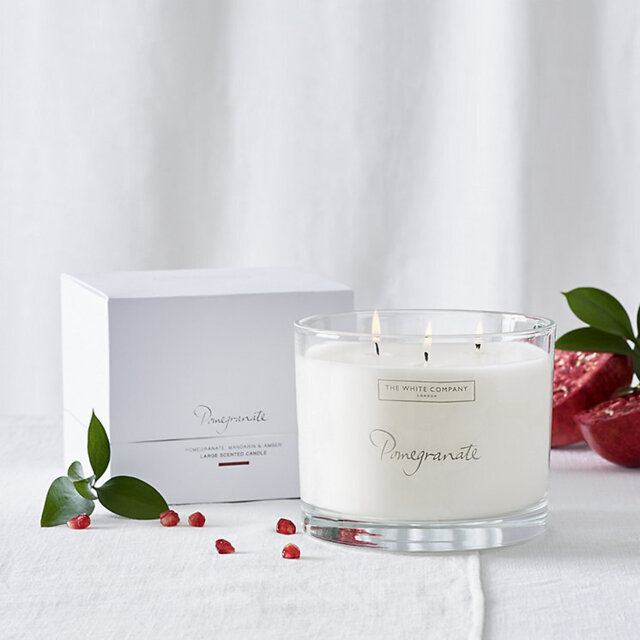 The White Company Pomegranate Large Candle, No Colour, Size: One Size - image 1