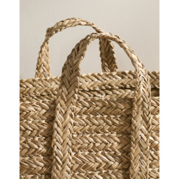 The White Company Seagrass Tall Baskets - Set of 2, Natural, Size: One Size - thumbnail 2