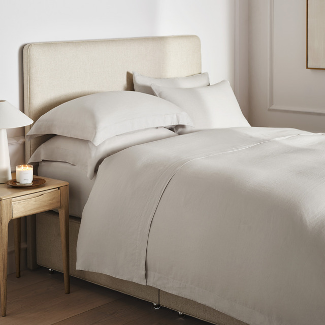 The White Company Pure Linen Duvet Cover