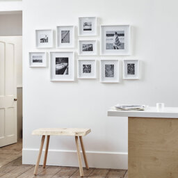 The White Company Picture Gallery Large Wall Photo Frame Set, White, Size: One Size - thumbnail 2