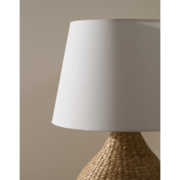 The White Company Whitby Table Lamp, Natural, Size: One Size - thumbnail 2