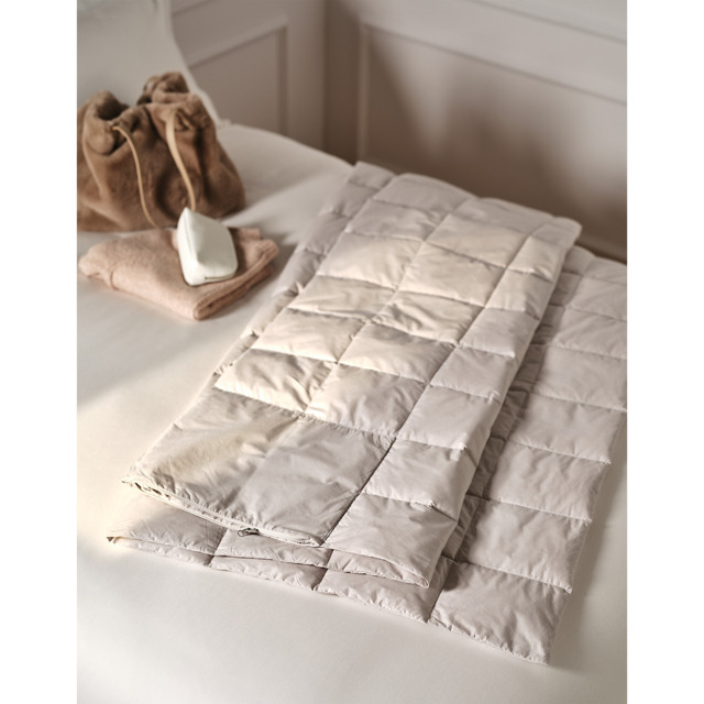 The White Company Cloud Down Travel Blanket