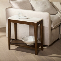 The White Company Lindale Side Table, Brown, Size: One Size