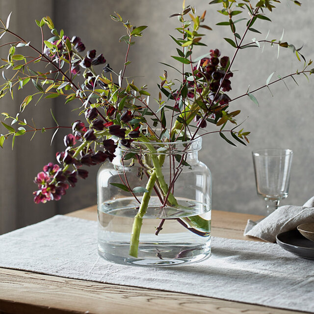 The White Company Ludham Hurricane Vase, Clear, Size: One Size - image 1