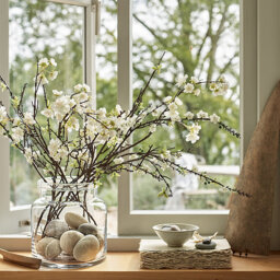 The White Company Ludham Hurricane Vase, Clear, Size: One Size - thumbnail 2