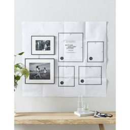 The White Company Fine Black Small Picture Gallery Wall, Black, Size: One Size - thumbnail 2
