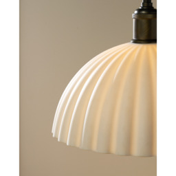 The White Company Wimbledon Porcelain Pendant, White, Size: One Size - thumbnail 2