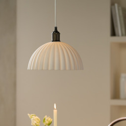 The White Company Wimbledon Porcelain Pendant, White, Size: One Size - thumbnail 1