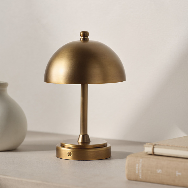 The White Company Wanstead Portable Table Lamp - Small, Antique Brass, Size: One Size - image 1