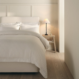 The White Company Logan Stripe Duvet Cover