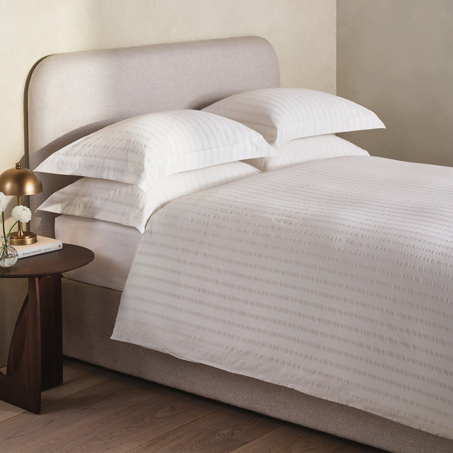 The White Company Barling Stripe Duvet Cover