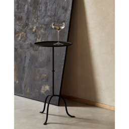 The White Company Marton Side Table, Black, Size: One Size - thumbnail 2