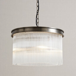 The White Company Helston Chandelier Ceiling Light - Small, Antique Brass, Size: One Size - thumbnail 1