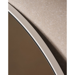 The White Company Chiltern Fine Metal Round Mirror, White, Size: One Size - thumbnail 2