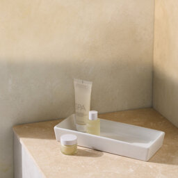 The White Company Morston Rectangular Tray, White, Size: One Size - thumbnail 1