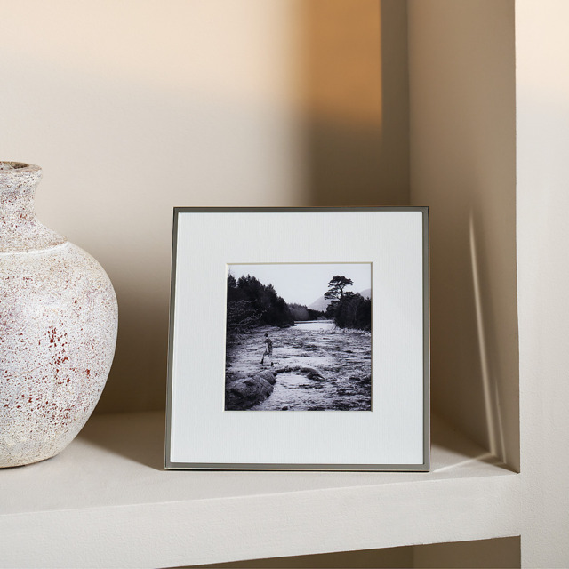 The White Company Fine Silver Photo Frame - 5x5”, Silver, Size: One Size - image 1