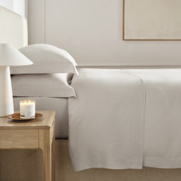 The White Company Pure Linen Flat Sheet