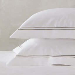 The White Company Symons Double Row Cord Oxford Pillowcase - Single