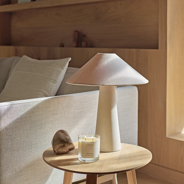 The White Company Malton Sandstone Table Lamp, Natural, Size: One Size - image 1