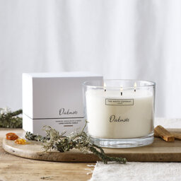 The White Company Oakmoss Large Candle, No Colour, Size: One Size - thumbnail 1